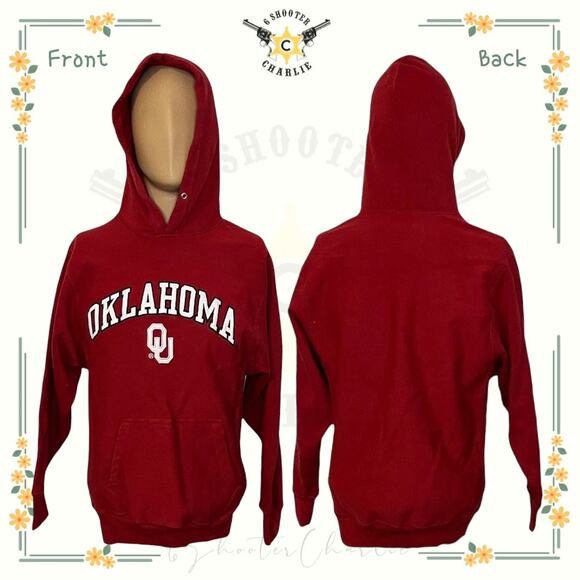 Steve and Barry's Oklahoma University Hoodie Mens XS Red Hoodie Team Logo - Picture 1 of 6